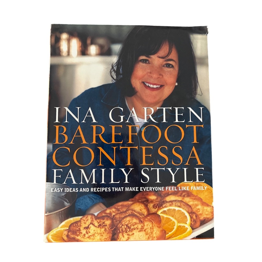 Ina Garten Barefoot Contessa Family Style Cookbook Hardcover 2002 Cook‎ Book